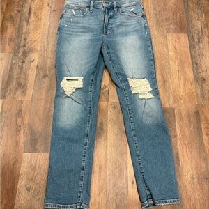 MADEWELL Women’s “The Perfect Vintage Jean” Distressed Blue Jeans size W28